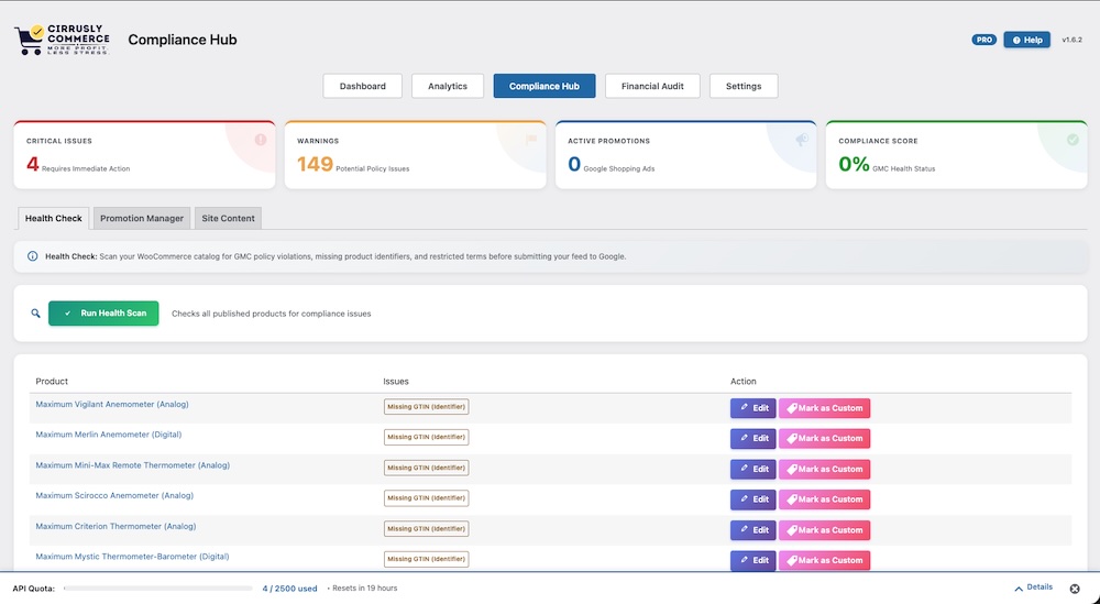 The Compliance Hub Dashboard