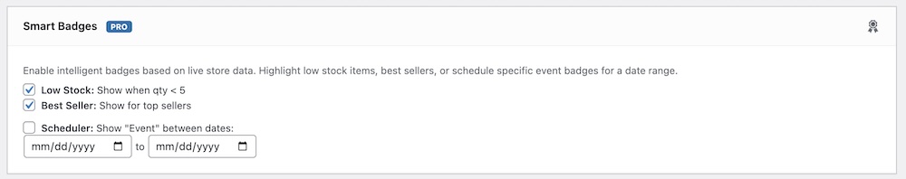 Badge Manager Pro Settings